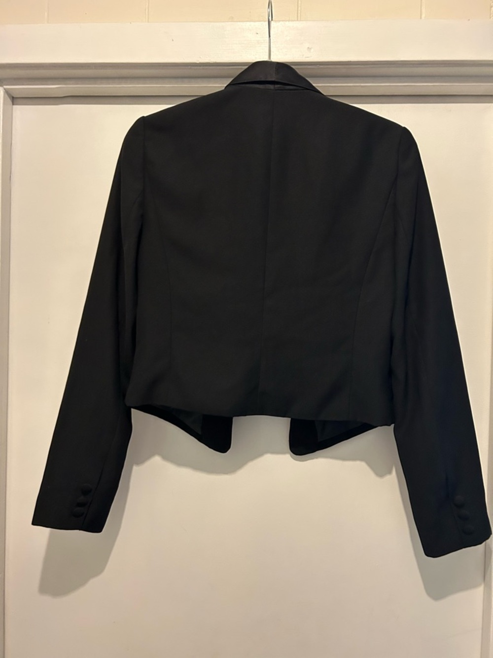 Laundry By Shelli Segal Black Cropped Blazer